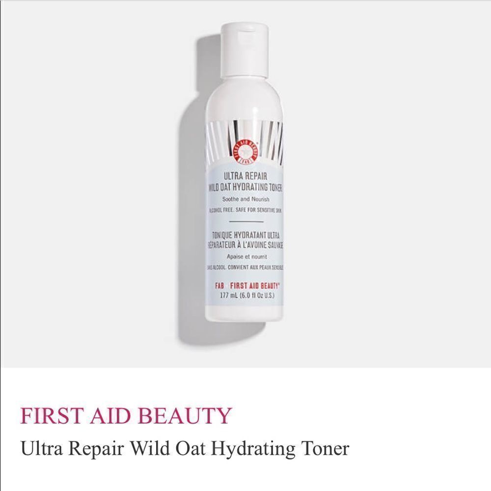 Ultra Repair wild oat hydrating toner new sealed 177ml Ipsy drawstring bag
